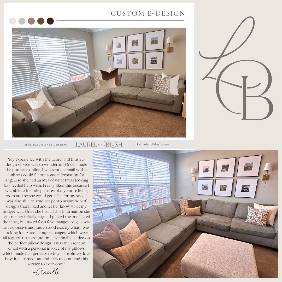 Custom Pillow Cover Combo E-Design Service