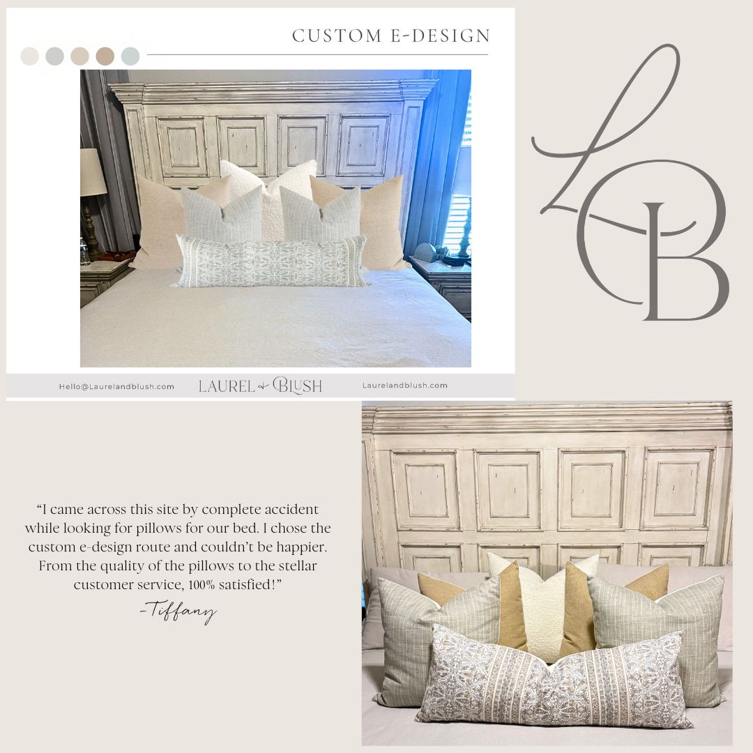 Custom Pillow Cover Combo E-Design Service