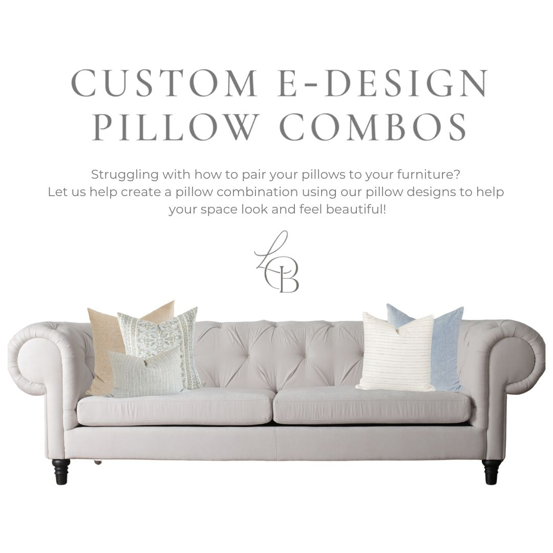 Custom Pillow Cover Combo E-Design Service