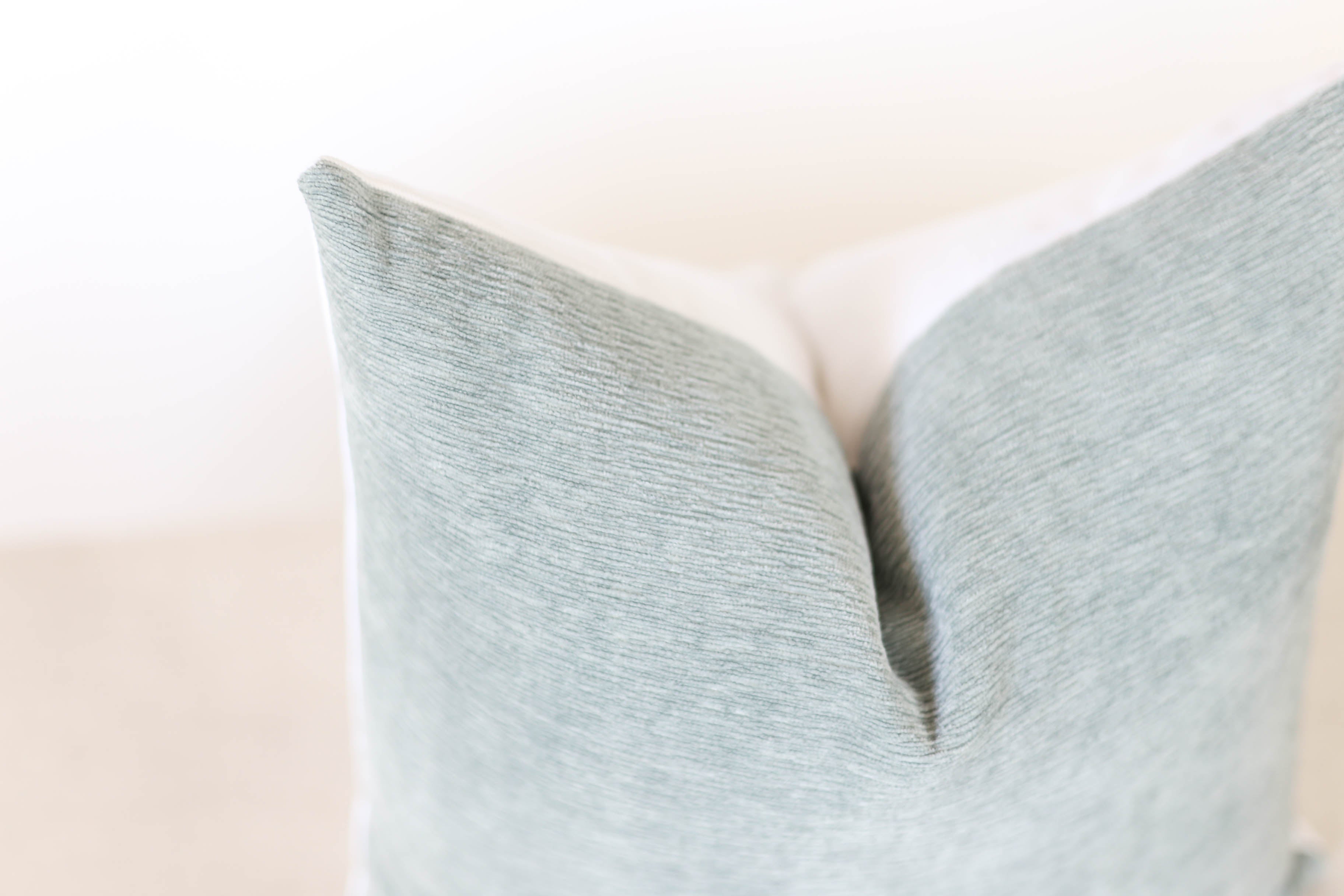 Long Lumbar Pillow for King Bed, Extra Long Lumbar Pillow Cover 14x36, Long  Lumbar Throw Pillow Teal, Denim Blue Boho Pillow Cover 14x36 